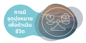 การมีจุดมุ่งหมายในการดำเนินชีวิต
