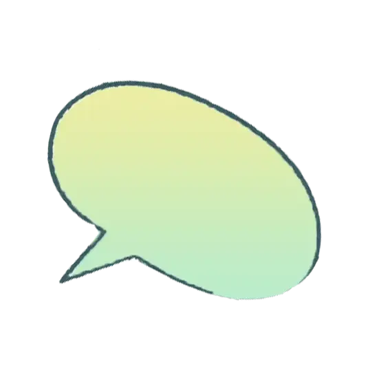 Green Talking Balloon Right