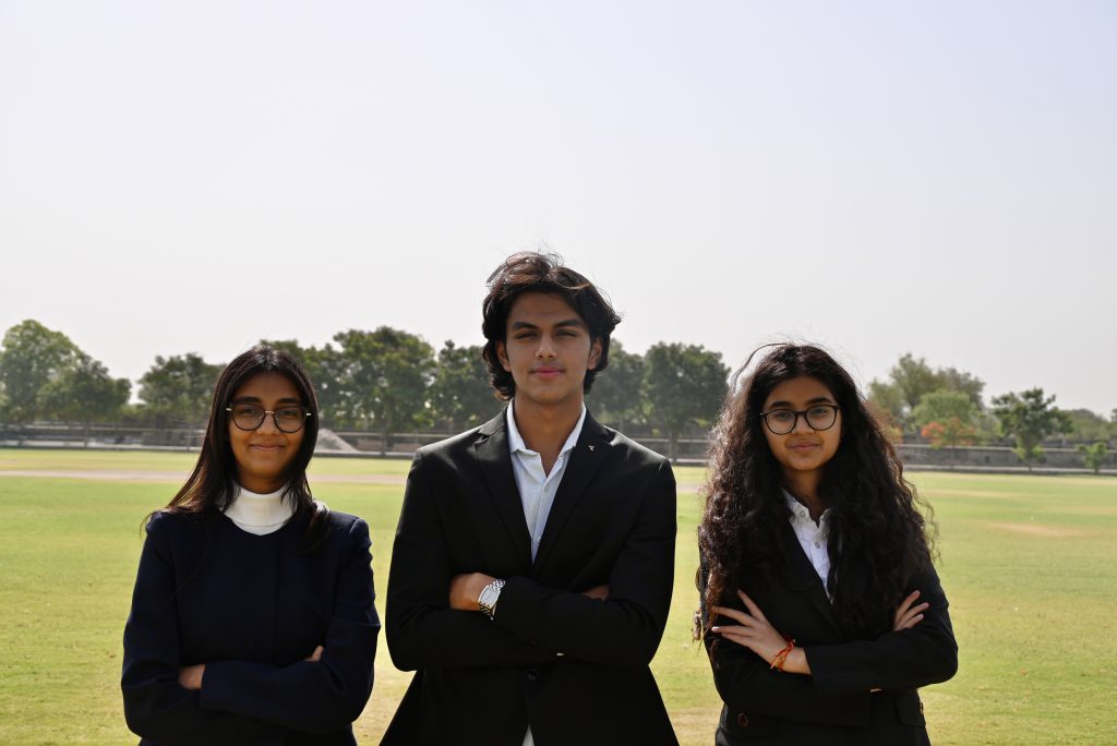 Team Plas-Stick - Avyana Mehta, Vivaan Chhawchharia, Ariana Agarwal